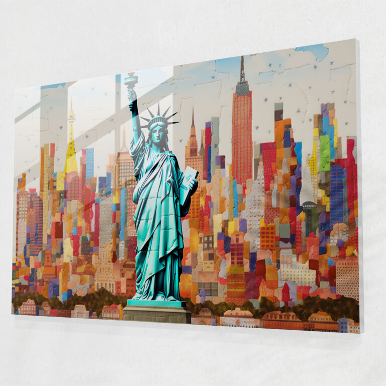 Reise Glasbild - Stilvoll und global unterwegs