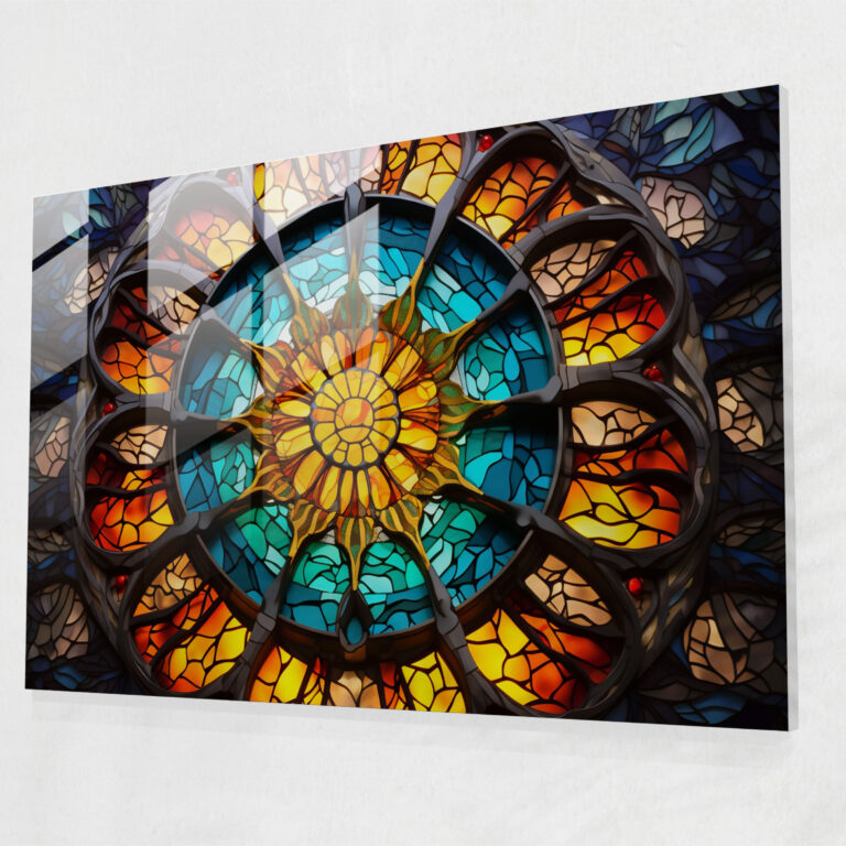 Stained Glass Vereinigte Staaten von Amerika Karte - Glasbild Vereinigte Staaten von Amerika Karte Home Dekoration