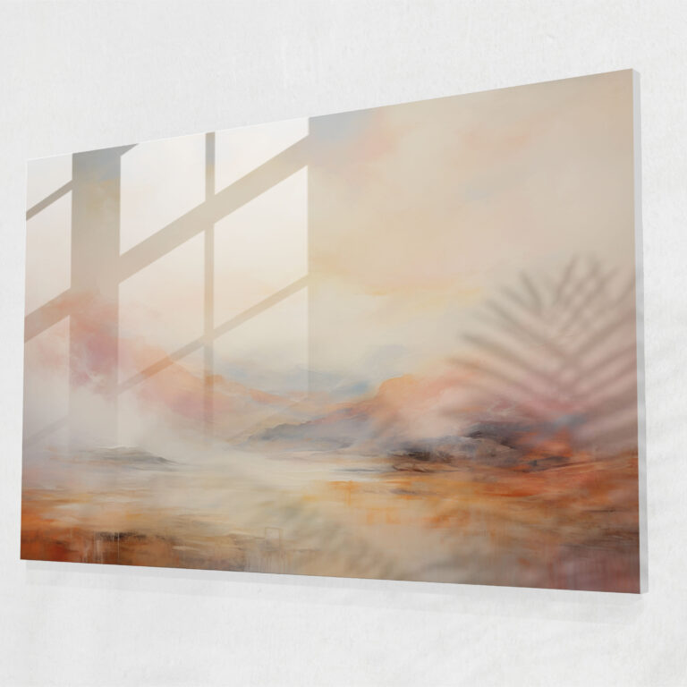 Impressionistisches Glasbild der Vereinigten Staaten von Amerika Karte - Vereinigte Staaten von Amerika Karte Wanddekoration impressionistisches Gemälde moderne Kunst