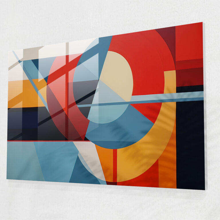Glasbild Vereinigte Staaten von Amerika Karte - Modernes Design Wohnkultur Glas Kunst