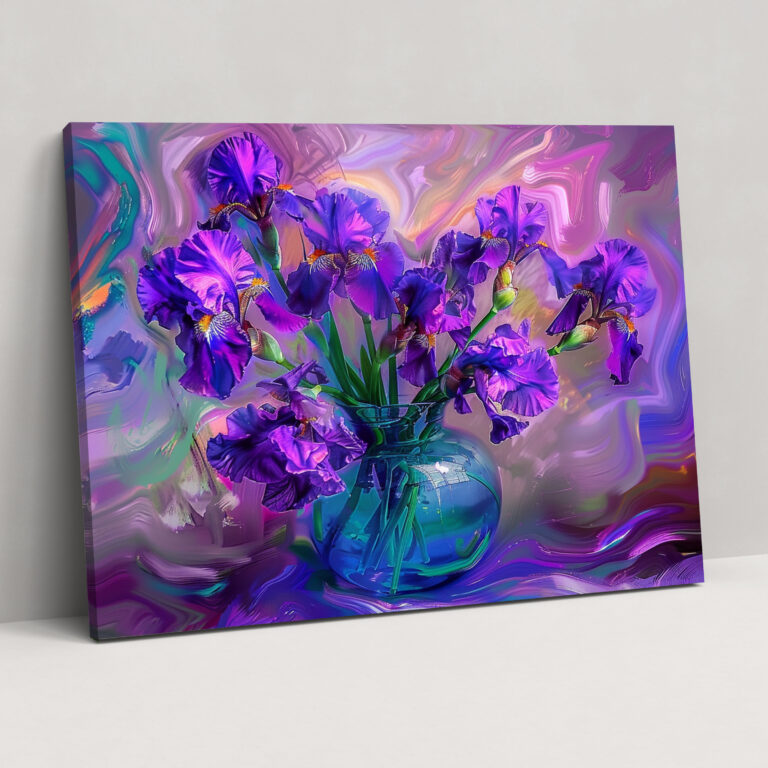 Vincent Van Gogh Iris-Leinwandbild - Wohnkultur Leinwand Wandkunst