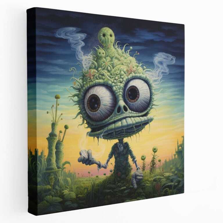 Verspieltes Unkraut Wandkunst - Leinwandbild