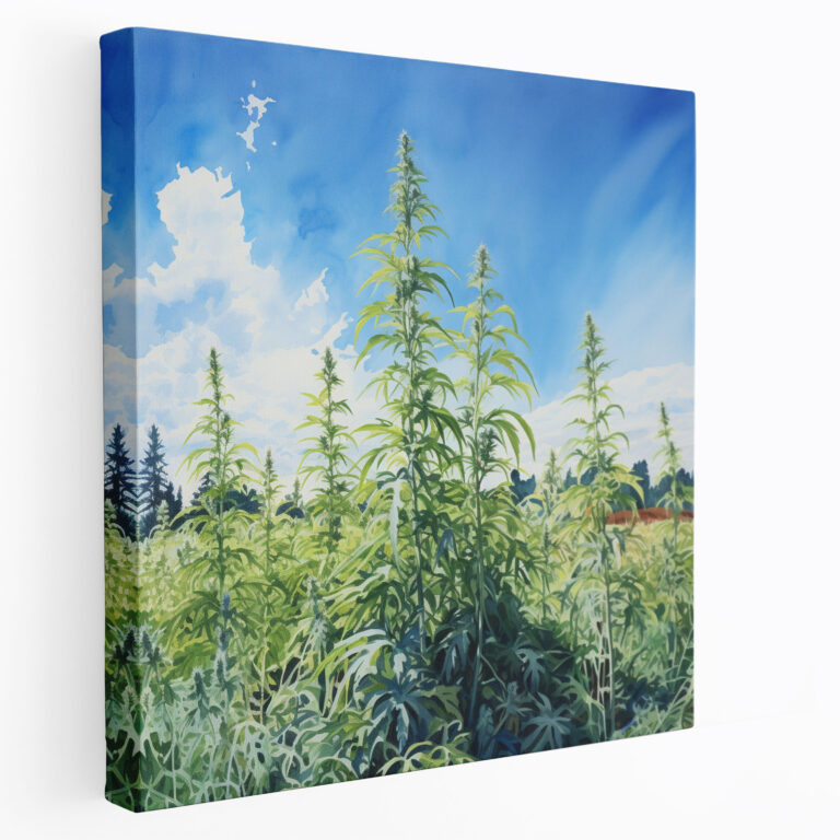 Weed Wandkunst - Leinwandbild Glasbild Dekoration für Zuhause