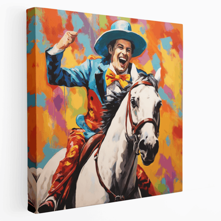 Rodeo Pop Explosion Leinwandbild