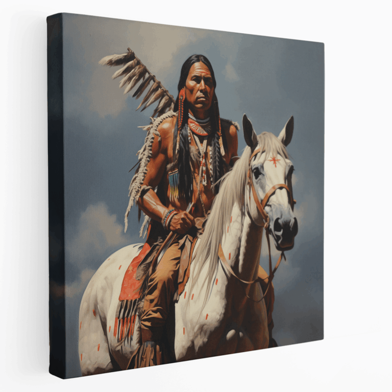 Acryl Leinwandbild im Tribal Heritage Design