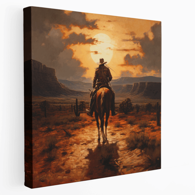 Leinwandbild Sunset Rider