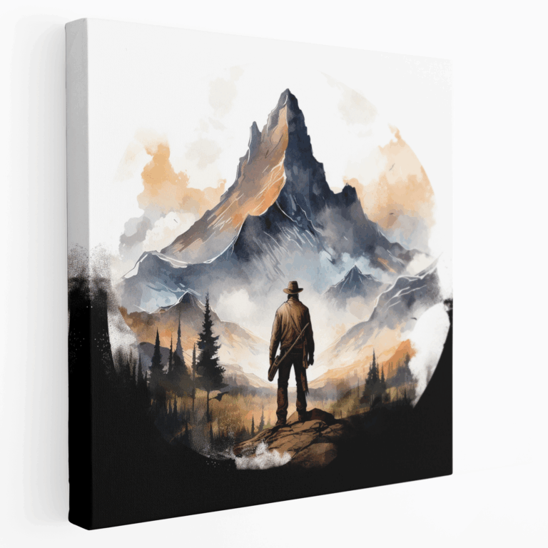 Leinwandbild Mountain Cowboy