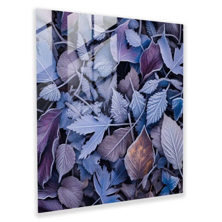 Cool Frost Glass Print - Cool, Wall Decoration, Glass Print, Home Decoration