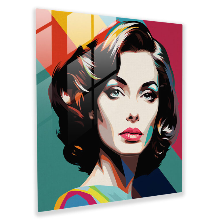 Cool Pop Art Glass Print - Cool, Glass Print, Home Decoration, Cool