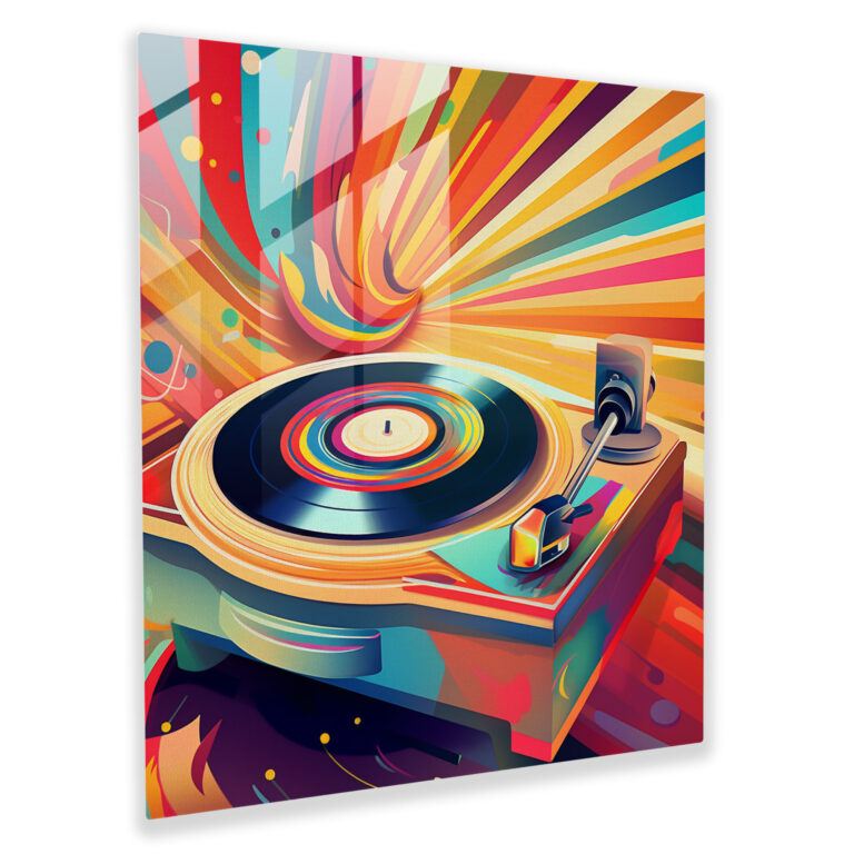 Cool Retro Glass Print - Cool, Retro, 60S, Glass Wall Art