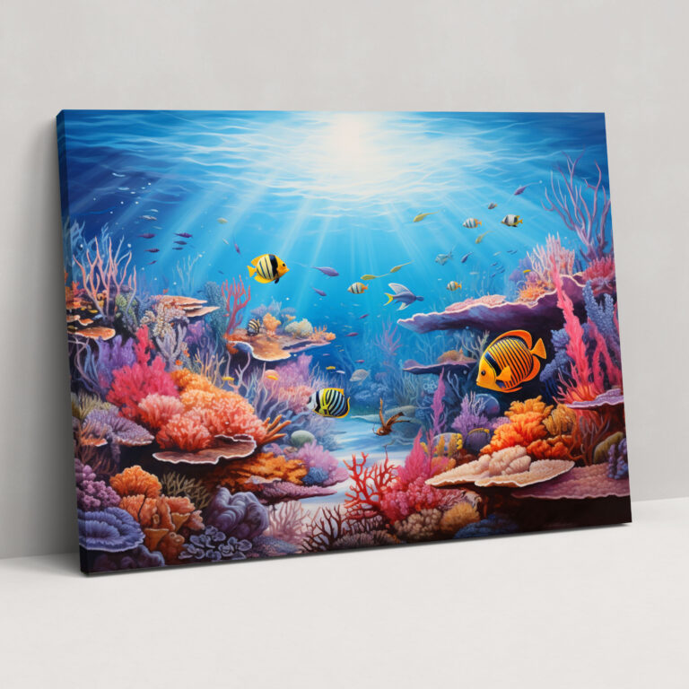 Aboriginal Reef Canvas Print - Aborginal, Canvas, Wall Art, Canvas Wall Art