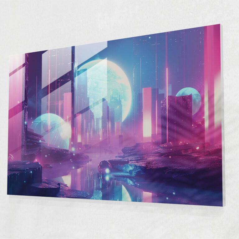 Glass Wall Art Modern Art - Abstract Art, Abstract Art, Home Decoration, Glass Wall Art
