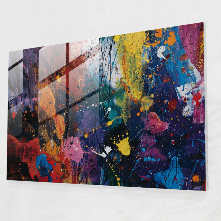 Abstract Art Home Decoration, Bold Splatters And Vibrant Hues - Abstract Art, Abstract Art, Home Decoration, Modern Art
