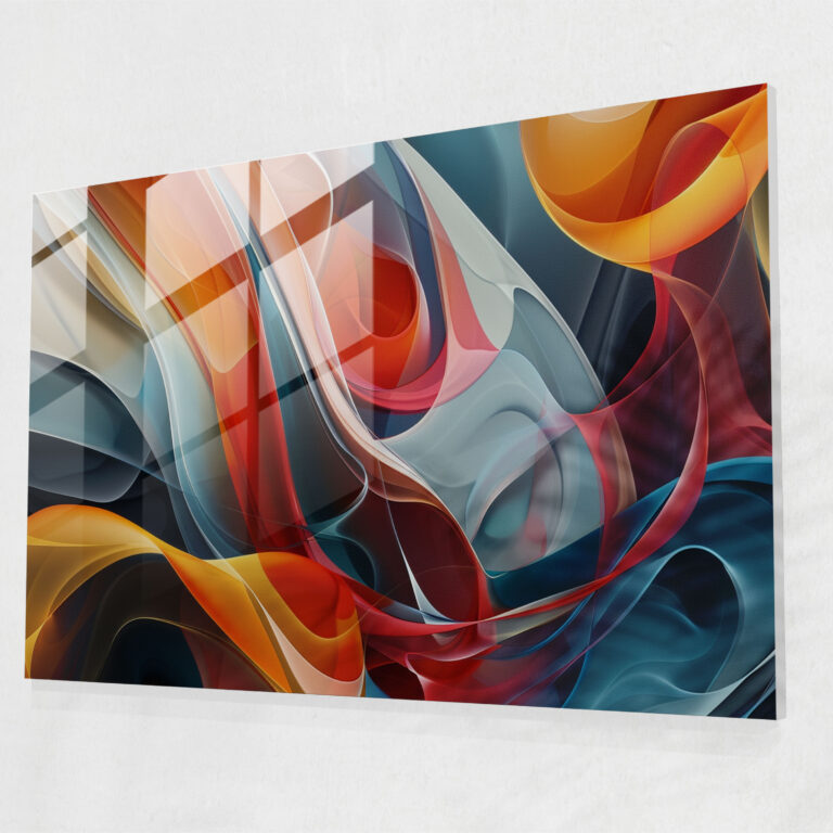 Abstract Art Glass Print - Abstract Art, Modern Art, Abstract Art, Glass Print