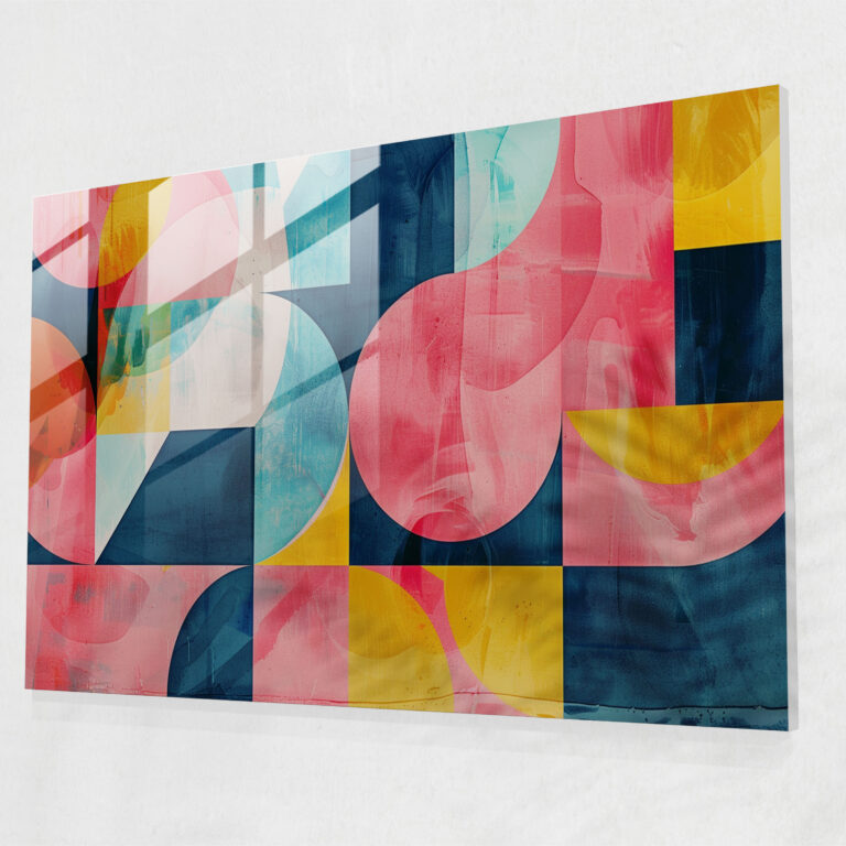 Abstract Art Glass Print - Abstract Art, Glass Print, Home Decoration, Abstract Art