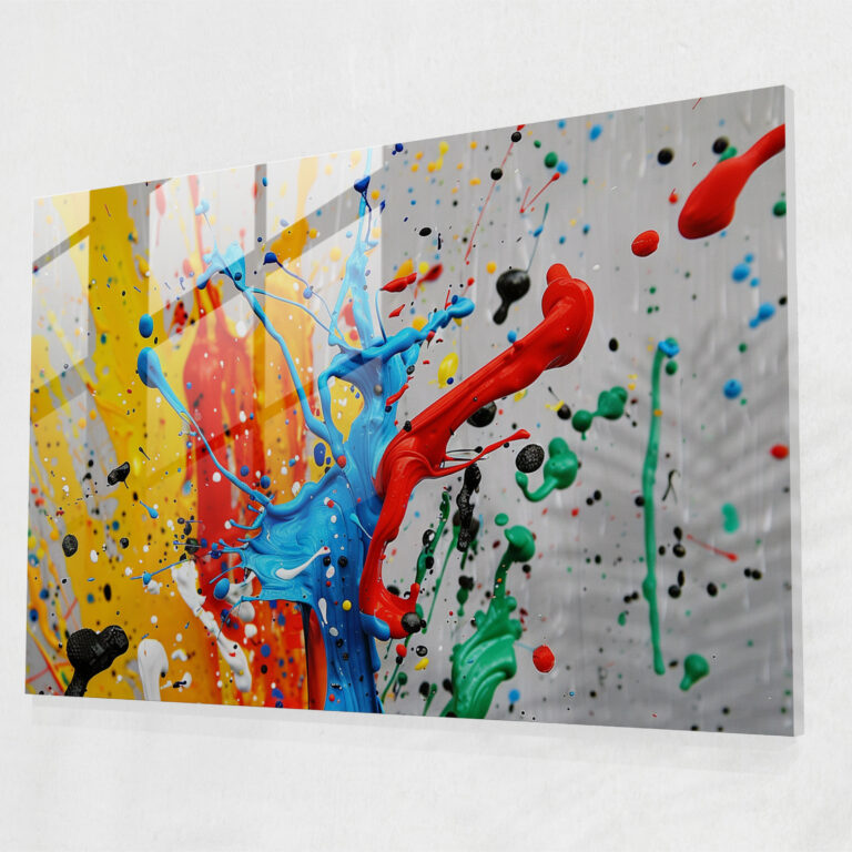 Abstract Art Glass Wall Art - Abstract Art, Glass Wall Art, Wall Decoration, Modern Art