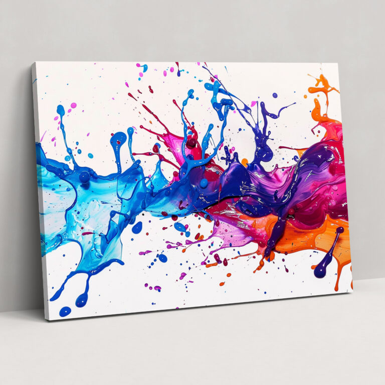 Paint Splatter Abstract Art Wall Decoration - Abstract Art, Canvas, Home Decoration, Canvas Wall Art