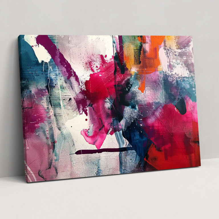 Playful Abstract Art Canvas Print - Abstract Art, Canvas Print, Home Decoration, Canvas