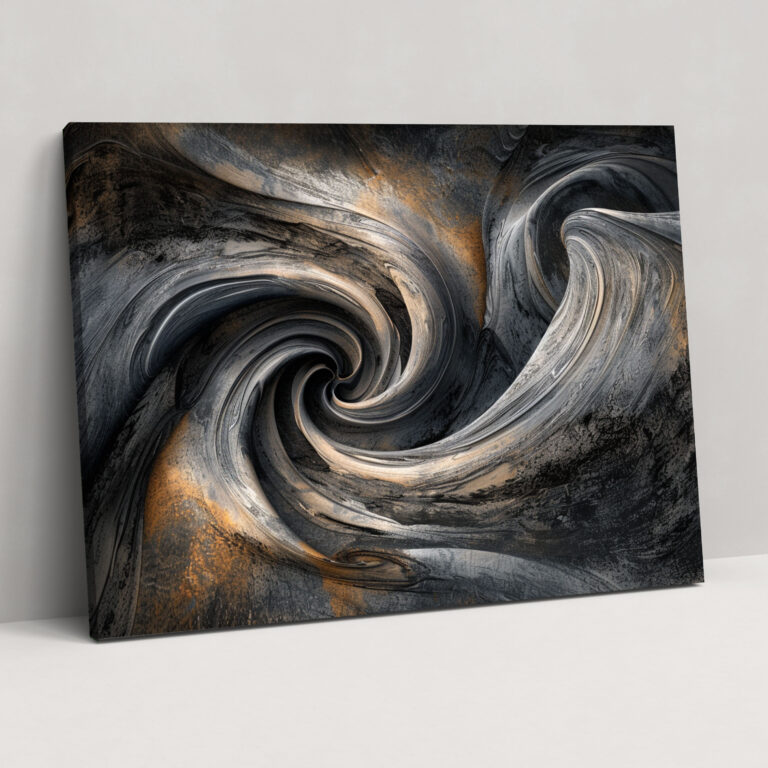 Swirling Abstract Art Canvas Print Wall Decoration - Abstract Art, Abstract Art, Wall Art, Wall Decoration