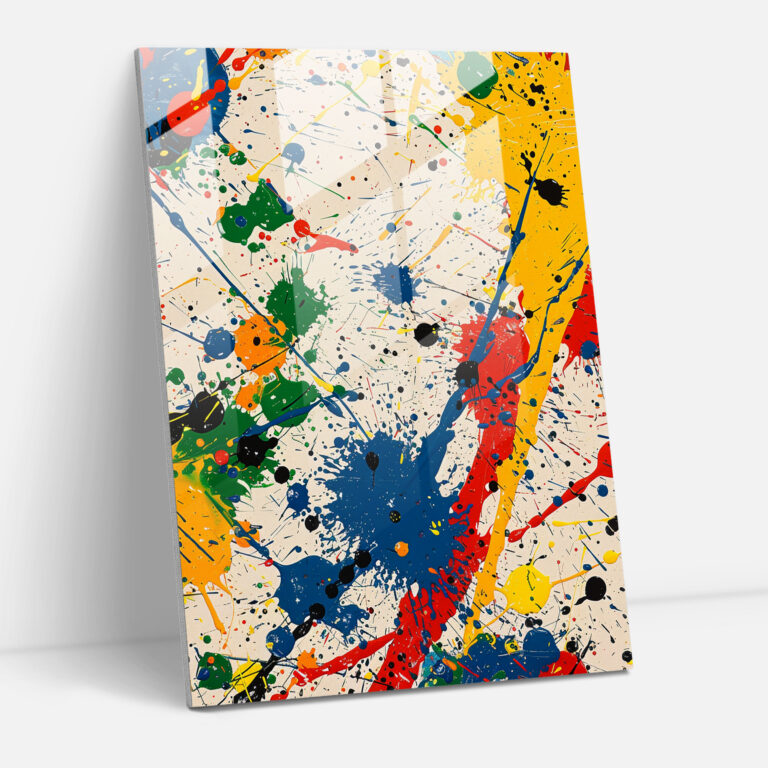 Splattered Action Painting Home Decoration - Action Painting, Action Painting, Home Decoration, Abstract Expressionism