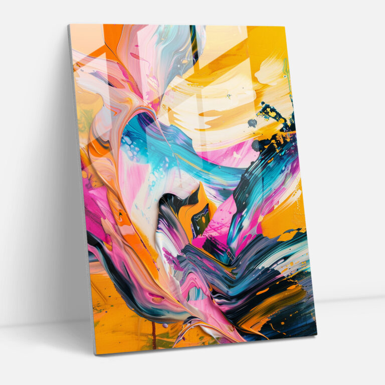 Action Painting Home Decoration - Fluid Lines Of Movement - Action Painting, Modern Art, Action Painting, Home Decoration