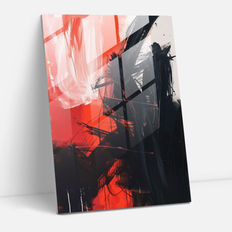 Urgent Action Painting Glass Art - Action Painting, Glass Art, Action Painting, Wall Decoration