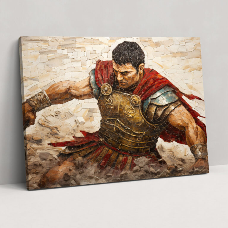 Ancient Weapons Wall Decoration - Roman Gladiator Combat - Ancient Weapons, Roman Gladiator, Wall Decoration, Ancient Weapons