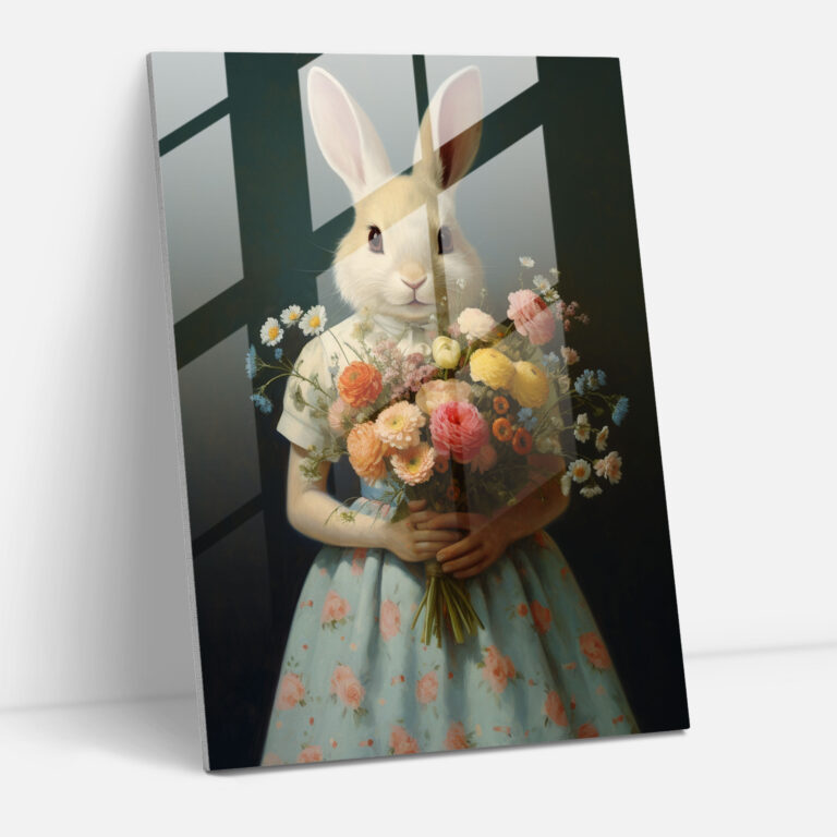 Animals Dressed Like Humans Glass Print - Animals Dressed Like Humans, Glass Wall Art, Animals Dressed Like Humans, Glass Print