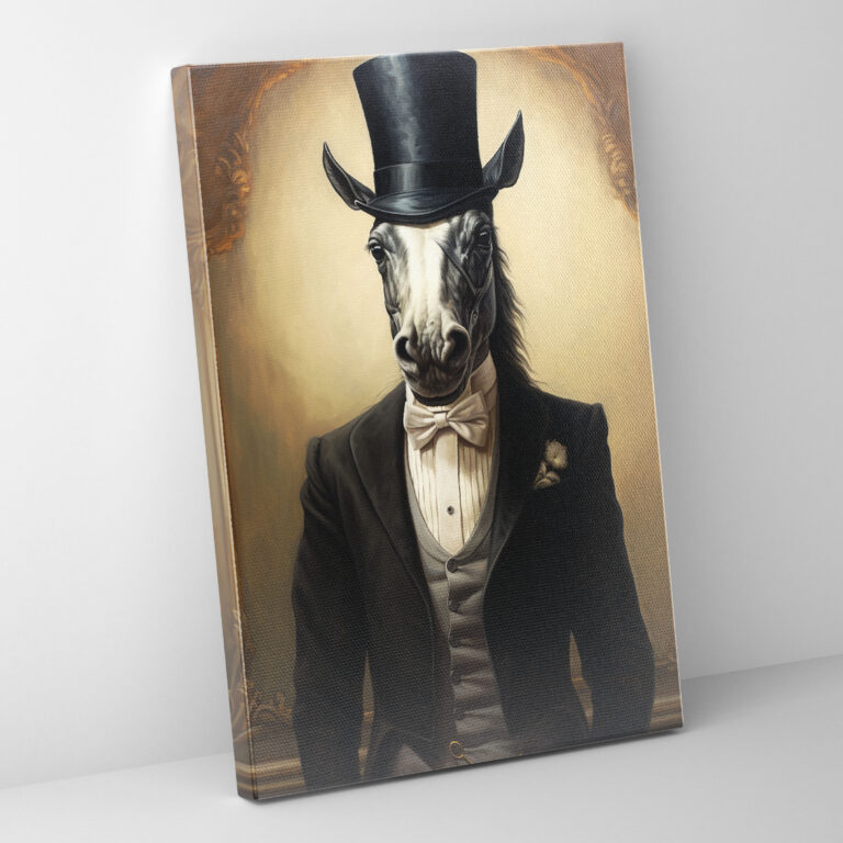 Animals Dressed Like Humans Wall Decoration - Animals Dressed Like Humans, Canvas, Canvas Wall Art, Canvas Print