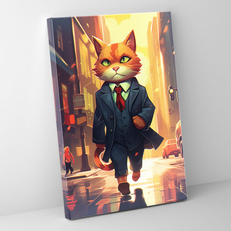 Animals Dressed Like Humans Canvas Print - Animals Dressed Like Humans, Animals Dressed Like Humans, Wall Decoration, Wall Art