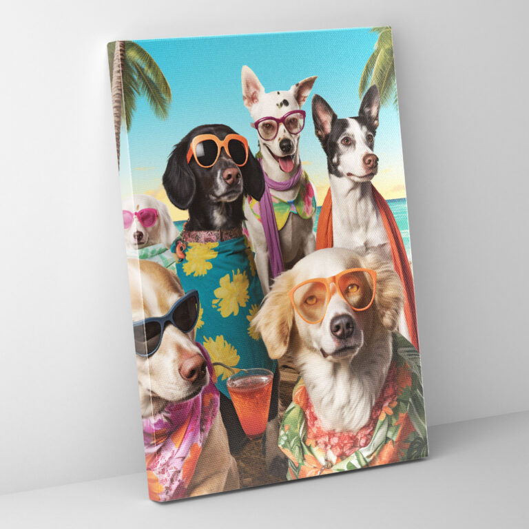 Animals Dressed Like Humans Wall Art - Animals Dressed Like Humans, Wall Art, Cocktails, Animals Dressed Like Humans