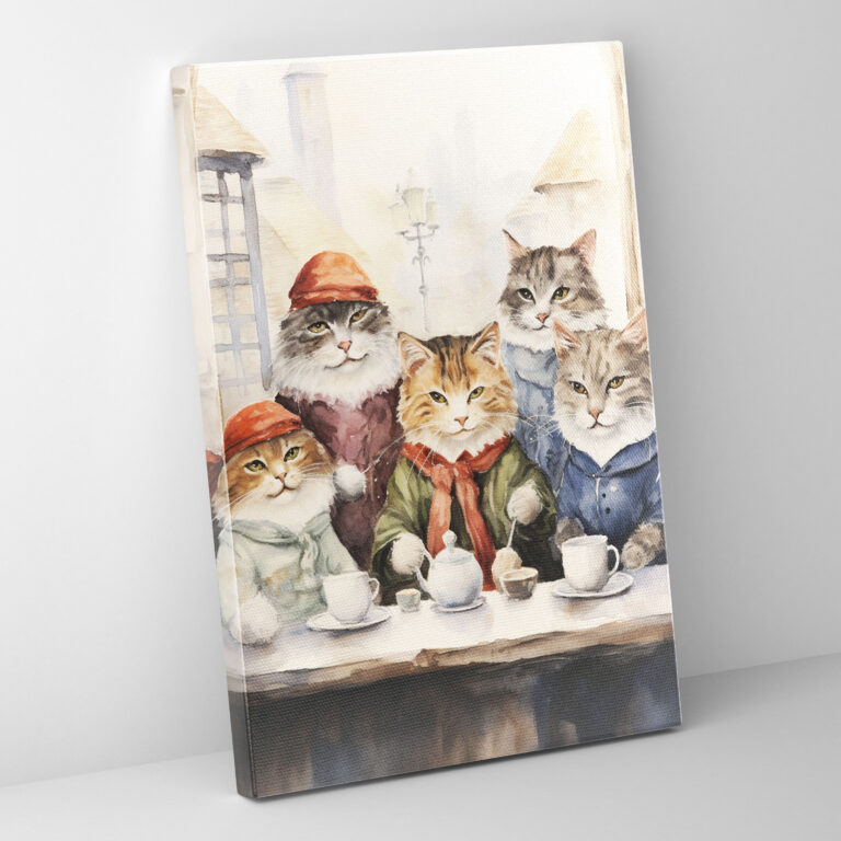 Animals Dressed Like Humans Canvas Print - Animals Dressed Like Humans, Animals Dressed Like Humans, Home Decoration, Canvas