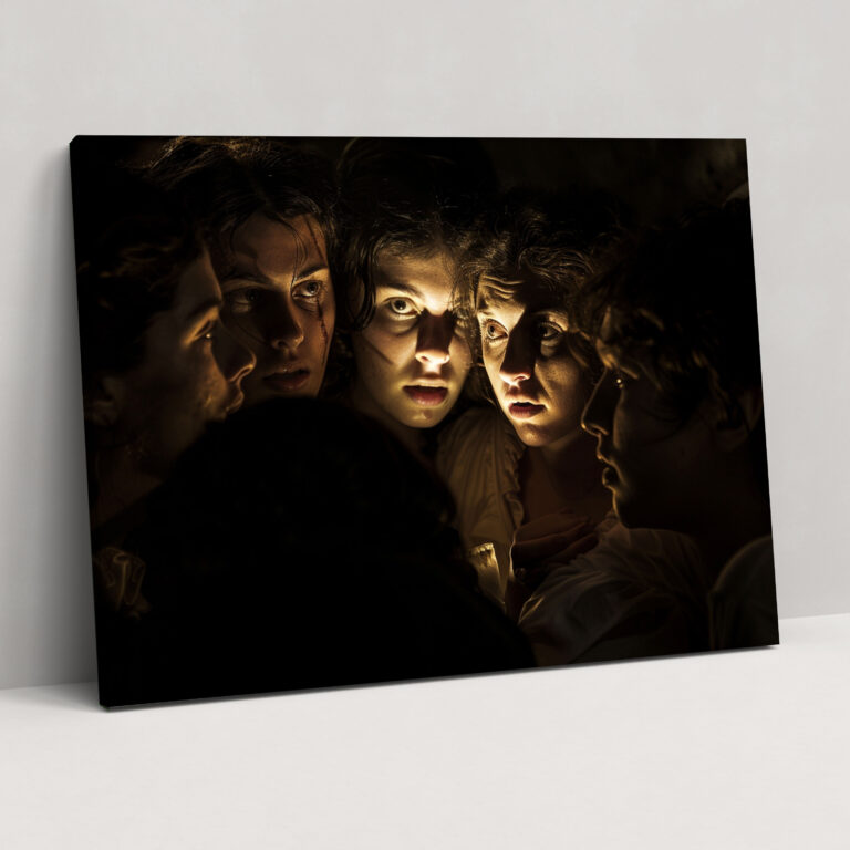 Caravaggio Style Canvas Print - Caravaggio, Wall Decoration, Canvas Wall Art, Caravaggio Style