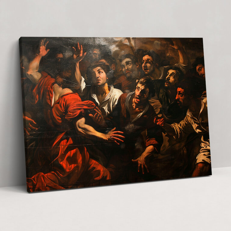Caravaggio Style Canvas Print - Caravaggio, Caravaggio Style, Wall Decoration, Home Decoration