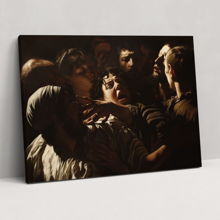 Caravaggio Style Wall Decoration - Caravaggio, Canvas, Caravaggio Style, Wall Art