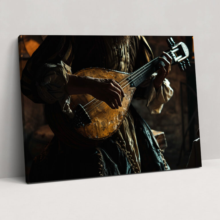 Caravaggio Style Canvas Print - Caravaggio, Wall Art, Wall Decoration, Canvas
