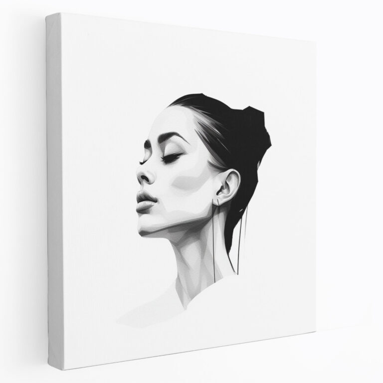 Serene Amazon Women Wall Art - Amazon Women, Home Decoration, Canvas Wall Art, Serene Woman