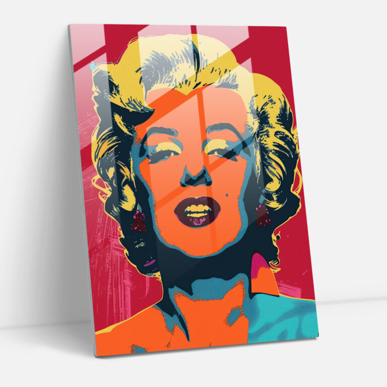 Andy Warhol Glass Wall Art: Marilyn Monroe - Andy Warhol, Glass Wall Art, Wall Decoration, Pop Art