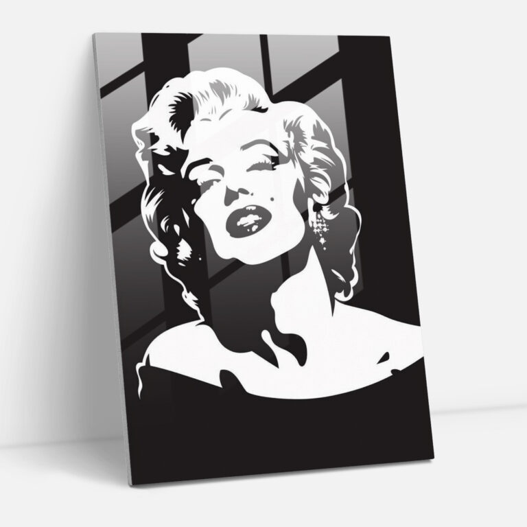 Andy Warhol Glass Print: Marilyn Monroe Silkscreens - Andy Warhol, Andy Warhol, Pop Art, Silkscreen Prints