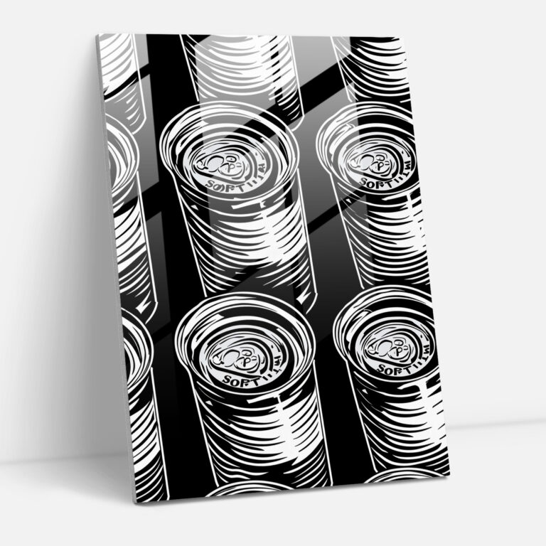 Andy Warhol Glass Wall Art Soup Cans - Andy Warhol, Soup Cans, Andy Warhol, Glass Wall Art