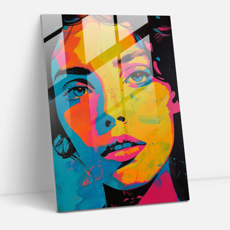 Andy Warhol Glass Wall Art - Andy Warhol, Home Decoration, Modern Art, Glass Art