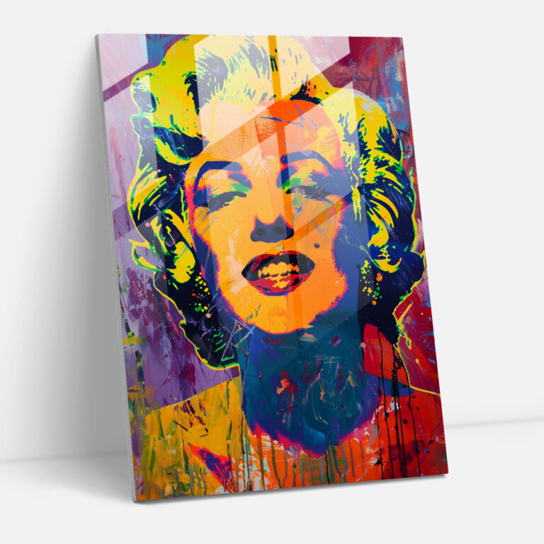 Andy Warhol Home Decoration - Andy Warhol, Glass Wall Art, Glass Print, Modern Art