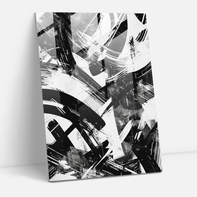 Andy Warhol Glass Print Abstract Design - Andy Warhol, Home Decoration, Andy Warhol, Glass Art