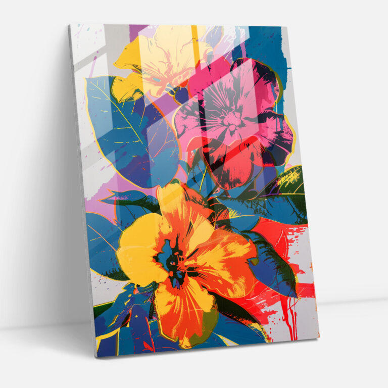 Andy Warhol Home Decoration - Bold And Vibrant Flowers - Andy Warhol, Wall Decoration, Bold, Home Decoration