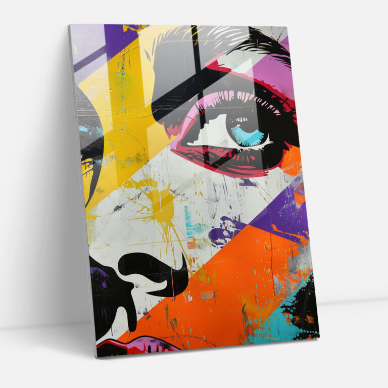 Andy Warhol Glass Wall Art Street Art Design - Andy Warhol, Street Art Design, Andy Warhol, Glass Print