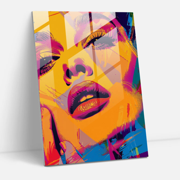 Andy Warhol Glass Print - Colorful Pop Art Design - Andy Warhol, Andy Warhol, Wall Decoration, Glass Wall Art