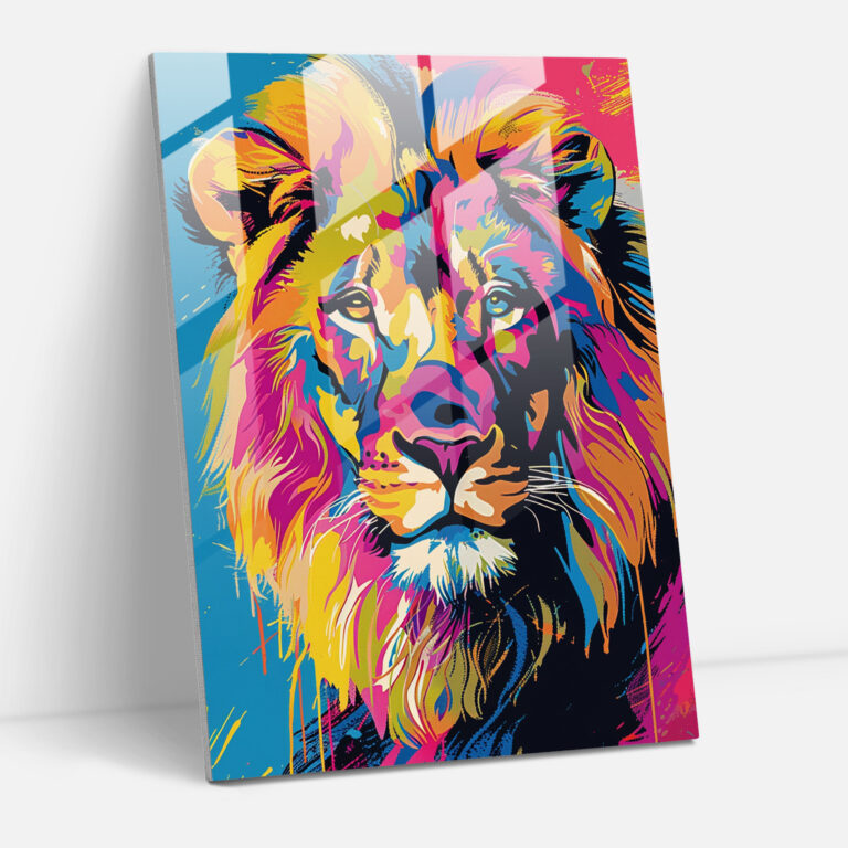 Andy Warhol Glass Wall Art - Whimsical Animal Illustrations - Andy Warhol, Home Decoration, Modern Art, Andy Warhol