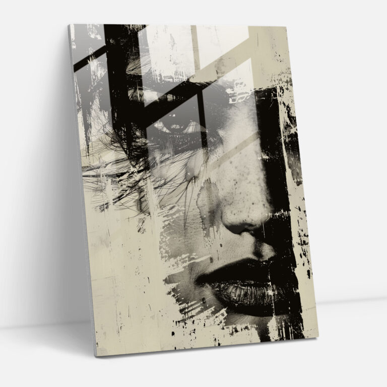 Andy Warhol Home Decoration - Abstract Portrait Series - Andy Warhol, Andy Warhol, Modern Art, Glass Print