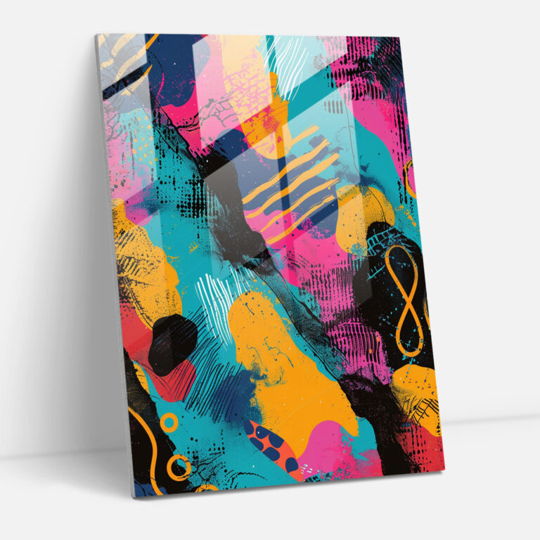 Andy Warhol Glass Art - Abstract Pattern Design - Andy Warhol, Home Decoration, Glass Art, Modern Art