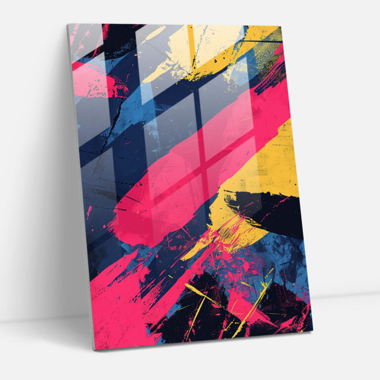 Andy Warhol Glass Wall Art - Abstract Design - Andy Warhol, Glass Art, Glass Wall Art, Glass Print